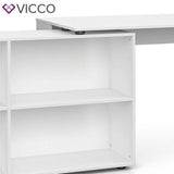 VICCO Scrivania ad angolo - Computer Tavolo per ufficio PC Scrivania