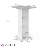 Vicco Tavolino bar Bancone da bar Tavolino lounge Tavolino alto da bar