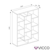 VICCO Divisorio 11 scomparti - Libreria Divisorio Scaffale verticale Armadio