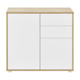 Credenza CONSOLE CASSETTIERA ARMADIO SOGGIORNO ARMADIO quercia/bianco