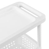Scaffale da cucina scaffale Scaffale nicchia MULTIUSO CON CESTE 4 piani