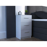 Vicco comodino cassettiera 66 cm armadietto camera da letto Bianco