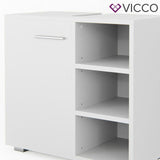 Vicco Mobile sottolavabo Perry Armadietto lavabo bagno Bianco