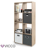 Vicco Divisorio per stanze Scutum Libreria sonoma con 8 scomparti Scaffale