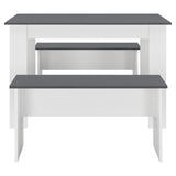 Tavolo con 2 panche tavolo sala da Pranzo Gruppo Salotto Sala da pranzo set da tavola