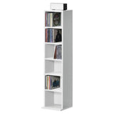 CASA LIBRERIA CD SCAFFALE SCAFFALE SCAFFALE conservazione 6 SCOMPARTI BIANCO