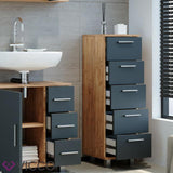 VICCO Mobile da bagno ILIAS Bagno Specchio Scaffale Credenza di base Armadio