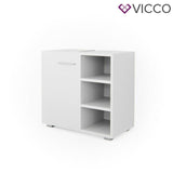 Vicco Mobile sottolavabo Perry Armadietto lavabo bagno Bianco