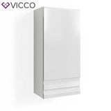 VICCO Bagno Scaffale pensile FREDDY Lucido scaffale a parete Armadio per bagno