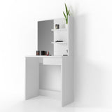Vicco Toeletta Dekos Tavolo da trucco Specchiera Toilette Bianco + sgabello