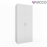 VICCO Armadio per le pratiche FRANK bianco Armadio 2 ante Libreria Scaffale