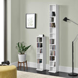 LIBRERIA CD SCAFFALE Conservazione 12 SCOMPARTI BIANCO