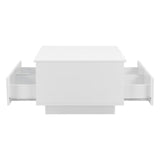 TAVOLINO TAVOLO TAVOLINO TAVOLO SALOTTO DIVANO TAVOLO PORTAOGGETTI CASSETTO BIANCO