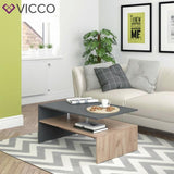 Vicco Tavolino da divano Amato Tavolino da salotto rovere sabbia antracite