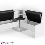 VICCO Set panca ad angolo ROMAN Set sala da pranzo Set sedie Set sedie da cucina