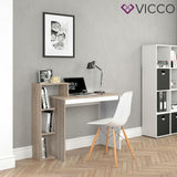 Scrivania Leo Scrivania Mensola Tavolo PC Scaffale Bianco Sonoma