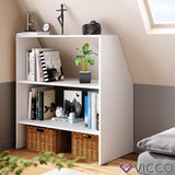 VICCO Scaffale per mansarda Libreria Scaffale da parete Scaffale da pavimento