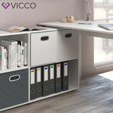 VICCO Scrivania ad angolo - Computer Tavolo per ufficio PC Scrivania