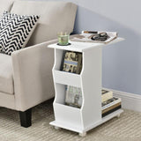 Tavolino con rotelle divano tavolo tavolino tavolo da caffè salotto bianco