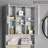 Vicco Scaffale per lavatrice Luis Armadietto per bagno 190x64cm Lavatrice