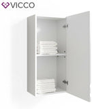 VICCO Bagno Scaffale pensile FREDDY Lucido scaffale a parete Armadio per bagno