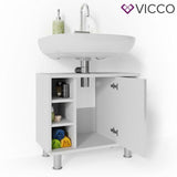 Vicco Credenza di base per lavamano Fynn Armadietto per bagno Scaffale per bagno