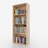 scaffale libreria in piedi Schedario di deposito libri 155x60 cm Sonoma rovere