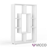 Vicco Divisorio Domus Scomparti a vista bianco Libreria Scaffale a pavimento
