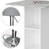 Vicco Tavolino bar RODEO Bancone da bar Tavolino lounge Tavolino alto da bar Tav