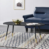 TAVOLINO TAVOLO TAVOLINO TAVOLO SALOTTO DIVANO TAVOLO NERO OPACO