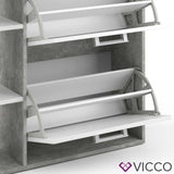 Scarpiera a ribalta Vicco Orlando 2 vani Scarpiera Cassettiera per scarpe