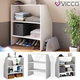 VICCO Scaffale per mansarda Libreria Scaffale da parete Scaffale da pavimento