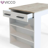 Vicco Tavolino bar Repose Tavolino alto Tavolino lounge Bancone tavolo Tavolo da