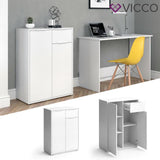 VICCO Credenza NAPOLI Comodino Armadio Bianco Armadio per tv TV Credenza Madie