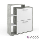 Scarpiera a ribalta Vicco Orlando 2 vani Scarpiera Cassettiera per scarpe