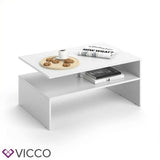 Vicco Tavolino da divano Amato Tavolino da salotto bianco Tavolino divano