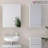 VICCO Bagno Scaffale pensile FREDDY Lucido scaffale a parete Armadio per bagno