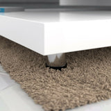 Tavolino da Salotto Tavolino da Caffè Moderno Girevole design 3 piani bianco nero o grigio