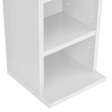 LIBRERIA CD SCAFFALE Conservazione 12 SCOMPARTI BIANCO