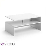 Vicco Tavolino da divano Amato Tavolino da salotto bianco Tavolino divano