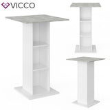 Vicco Tavolino bar Bancone da bar Tavolino lounge Tavolino alto da bar