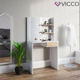 Vicco Toeletta Dekos Tavolo da trucco Specchiera Toilette bianco sonoma