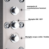 Pannello colonna doccia idromassaggio cascate soffione doccino