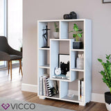 Vicco Divisorio Domus Scomparti a vista bianco Libreria Scaffale a pavimento
