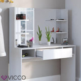 VICCO Toeletta da trucco DAENERYS Bianco Toilette Toeletta make-up Specchio