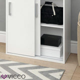 VICCO Guardaroba FALK scaffale per il bucato armadio con anta scorrevole