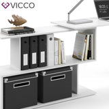 Scrivania ad angolo VICCO Tavolo per PC Tavolo da Lavoro Computer Uffici