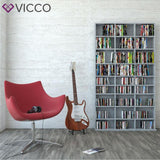 Scaffale pensile Vicco Scaffale per CD DVD Scaffale verticale Scaffale