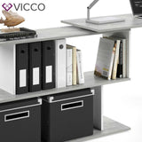 Scrivania ad angolo VICCO - Tavolo per PC Tavolo da Lavoro Computer Uffici