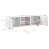 Vicco Lowboard Board televisore ARMADIO sotto bianco